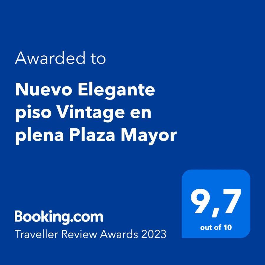 Nuevo Elegante piso Vintage en plena Plaza Mayor Madrid Exterior foto